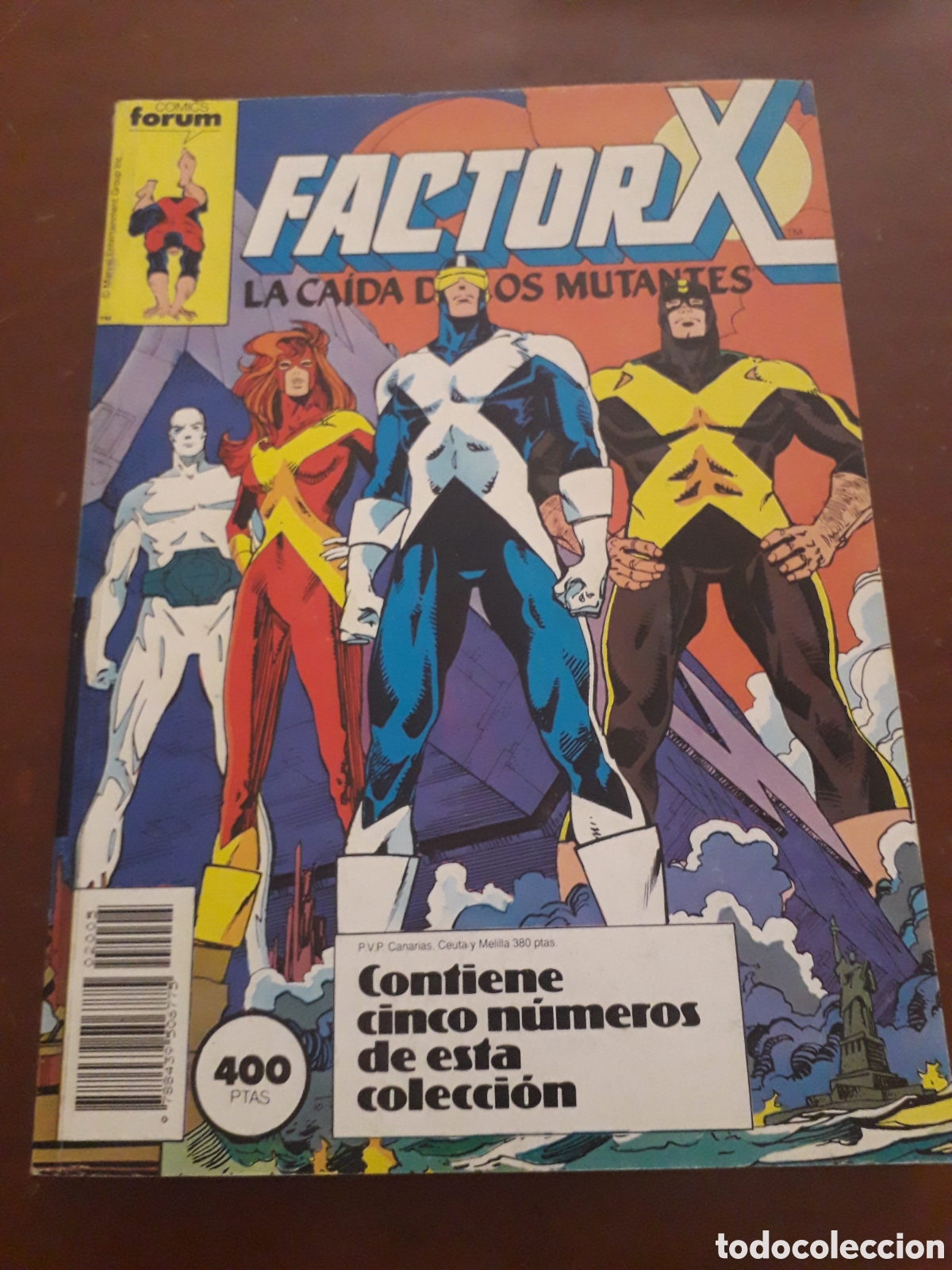 C&oacute;mics: FACTOR X TOMO RETAPADO NUM 21 AL 25