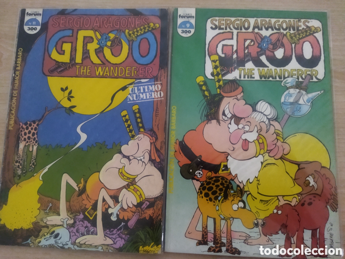 C&oacute;mics: Coleccion Groo The Wanderer n&ordm; 9 y 11. Ultimo. Epic / Forum.