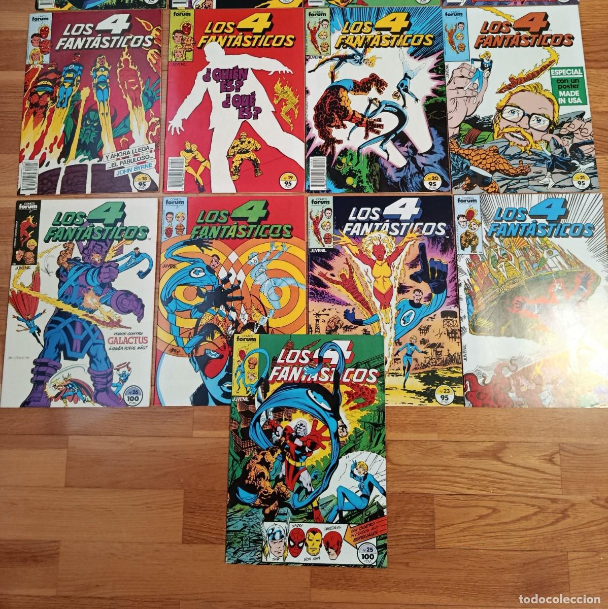 C&oacute;mics: CUATRO FANT&Aacute;STICOS FORUM VOL 1 18 A 72 ETAPA BYRNE COMPLETA O SUELTOS.