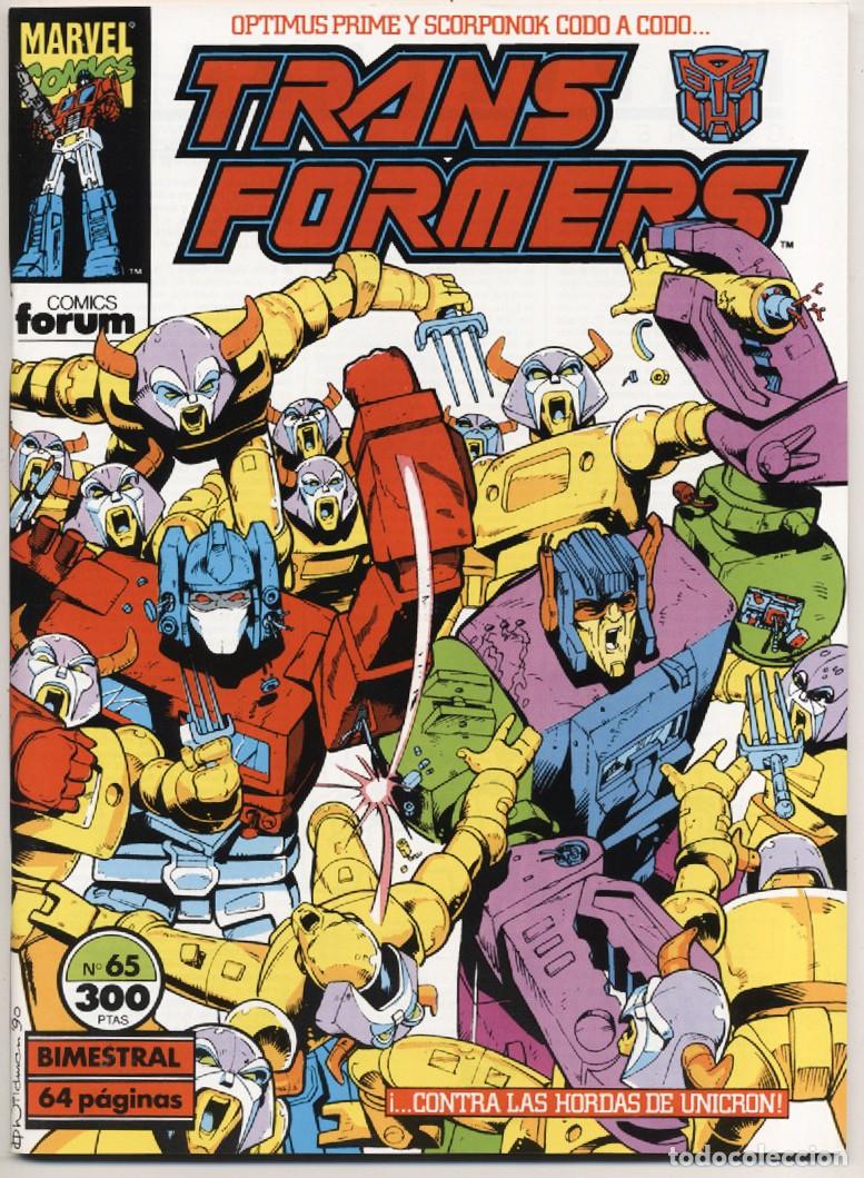 C&oacute;mics: COMICS FORUM GRAPA TRANSFORMERS N&ordm; 65 CONTRA LAS HORDAS DE UNICRON BIMESTRAL 64 PAG 1992 EXCELENTE