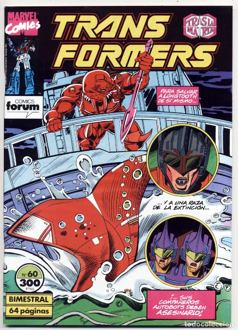 C&oacute;mics: COMICS FORUM GRAPA TRANSFORMERS N&ordm; 60 TRAS LA MATRIZ BIMESTRAL 64 PAGINAS 1991 MUY BUENO