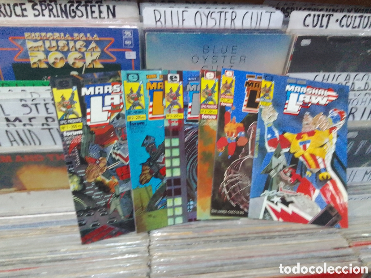 C&oacute;mics: Marshal law 6 tomos , completa