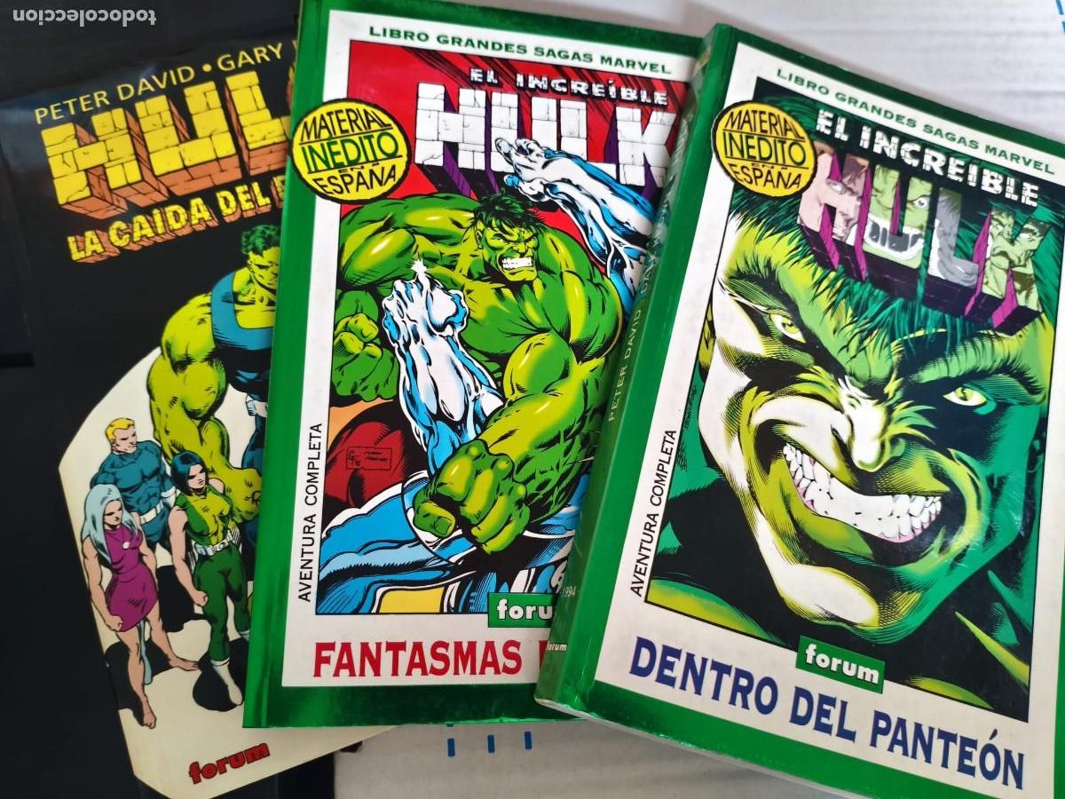 C&oacute;mics: Lote Hulk de Peter David completa Forum Grandes sagas Marvel mr fixit Guerras troyanas vol 2 y 3