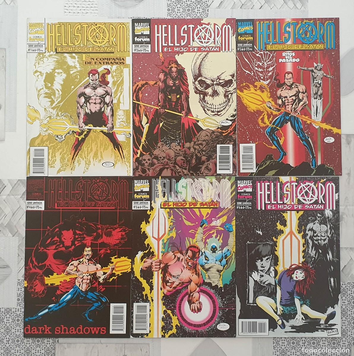 C&oacute;mics: HELLSTORM: EL HIJO DE SATAN. Serie Limitada de 6 comics. Forum 1994