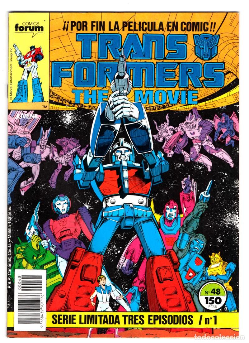 C&oacute;mics: COMICS FORUM GRAPA TRANSFORMERS N&ordm;48 THE MOVIE-SERIE LIMITADA 1 DE 3- 1989