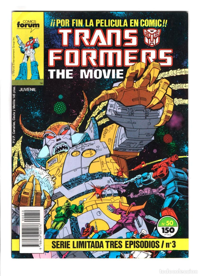 C&oacute;mics: COMICS FORUM GRAPA TRANSFORMERS N&ordm; 50 THE MOVIE-SERIE LIMITADA 3 DE 3- 1989