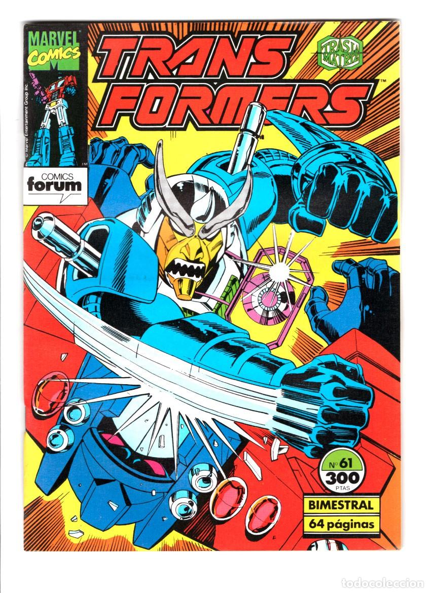 C&oacute;mics: COMICS FORUM GRAPA TRANSFORMERS N&ordm; 61 TODO SE HUNDE BIMESTRAL 64 PAG. 1990