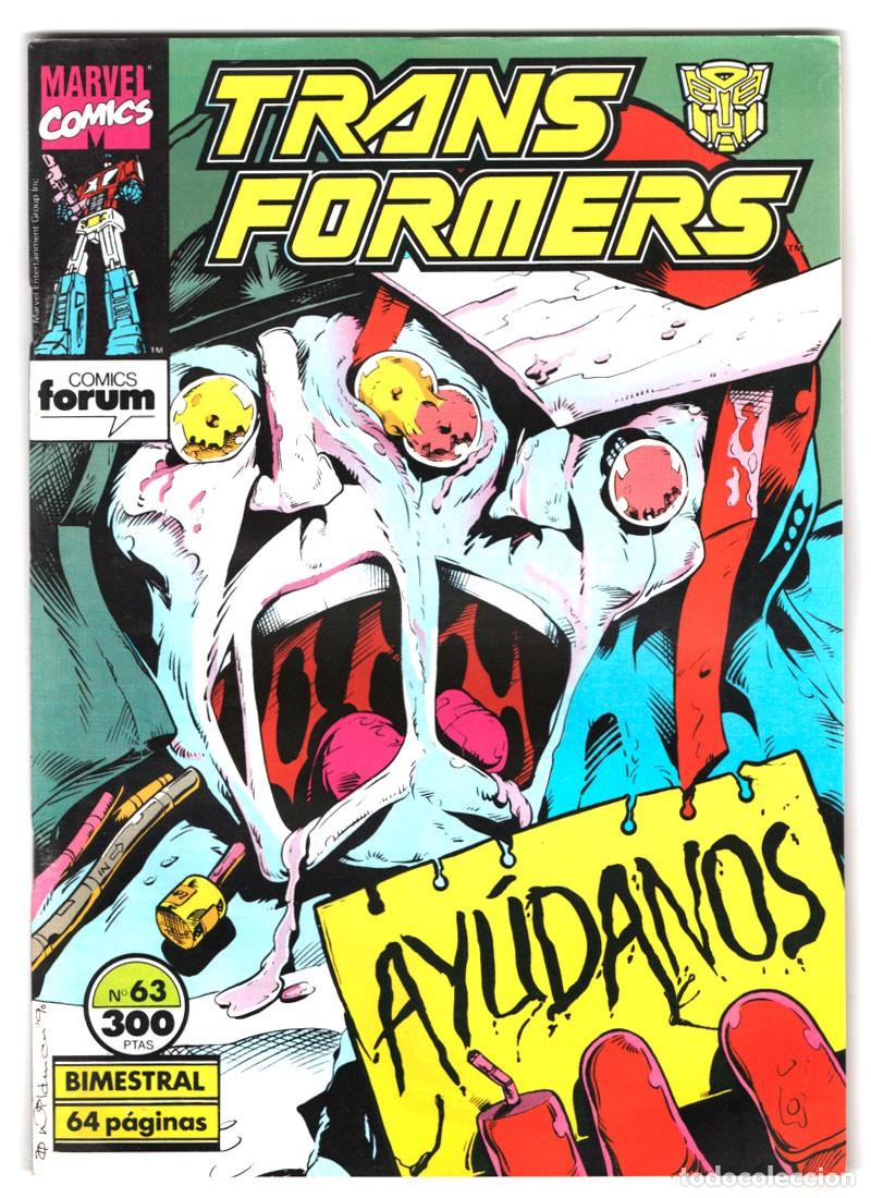 C&oacute;mics: COMICS FORUM GRAPA TRANSFORMERS N&ordm; 63 AY&Uacute;DANOS BIMESTRAL 64 PAG. 1991