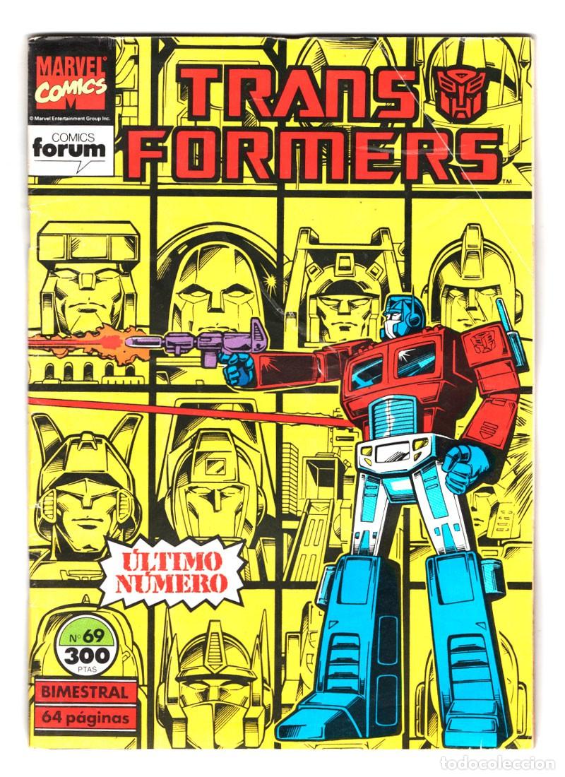 C&oacute;mics: COMICS FORUM GRAPA TRANSFORMERS N&ordm; 69 &Uacute;LTIMO N&Uacute;MERO BIMESTRAL 64 PAG. 1992