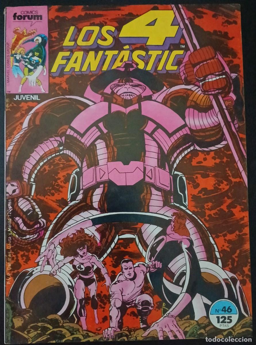 C&oacute;mics: LOS 4 FANT&Aacute;STICOS-FORUM- N&ordm; 46 -CAE EL PLANETA-J. BYRNE-1986-CASI BUENO-ESCASO-LEA-VEA-1738