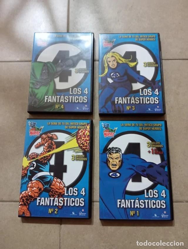 Comics: LOS 4 FANTASTICOS. SERIE ANIMACION COMPLETA. 4 DVDS.