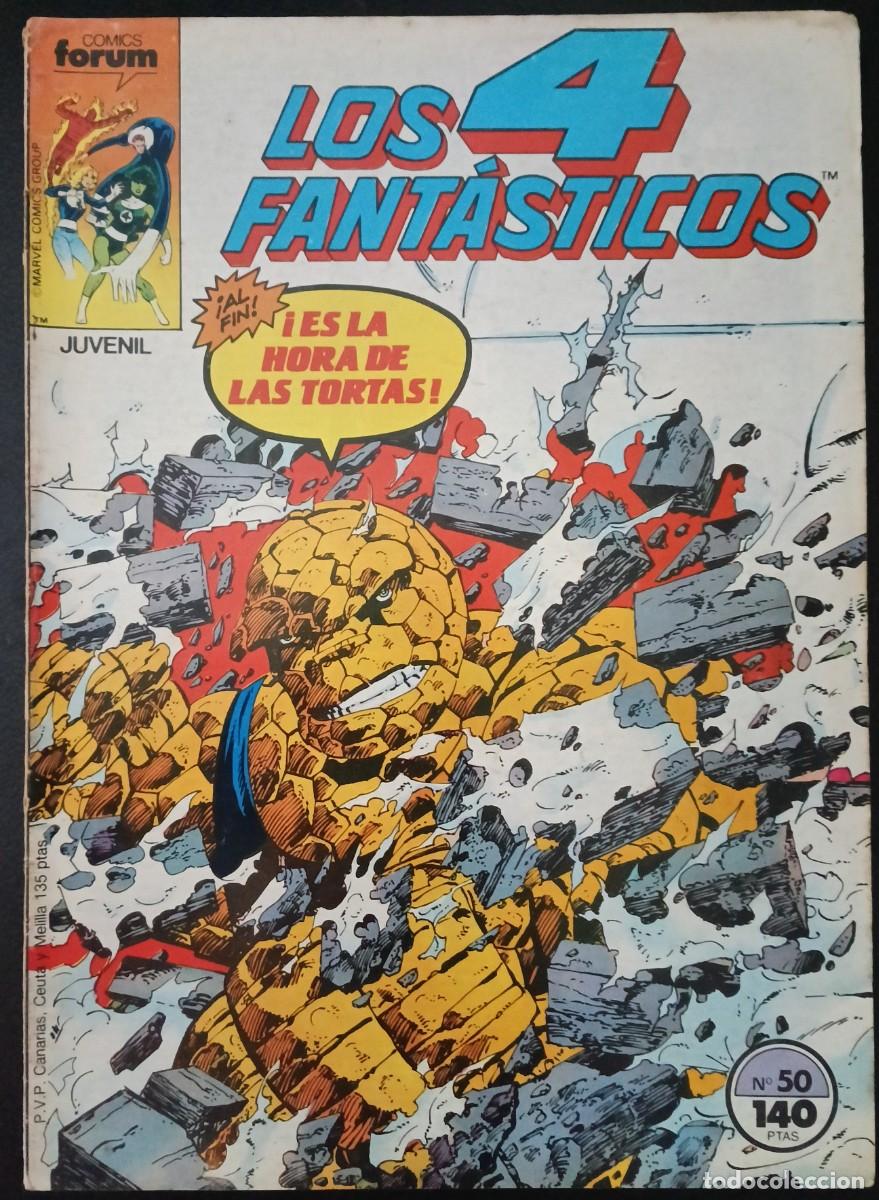 C&oacute;mics: LOS 4 FANT&Aacute;STICOS-FORUM- N&ordm; 50 -PUR&Eacute; DE MONSTRUOS-J. BYRNE-1987-CORRECTO-ESCASO-LEA-VEA-1739