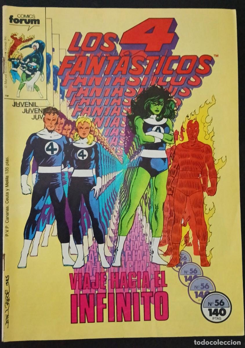 C&oacute;mics: LOS 4 FANT&Aacute;STICOS-FORUM- N&ordm; 56 -&iexcl;HACIA EL INFINITO!-J. BYRNE-1987-CASI BUENO-ESCASO-LEA-VEA-1740