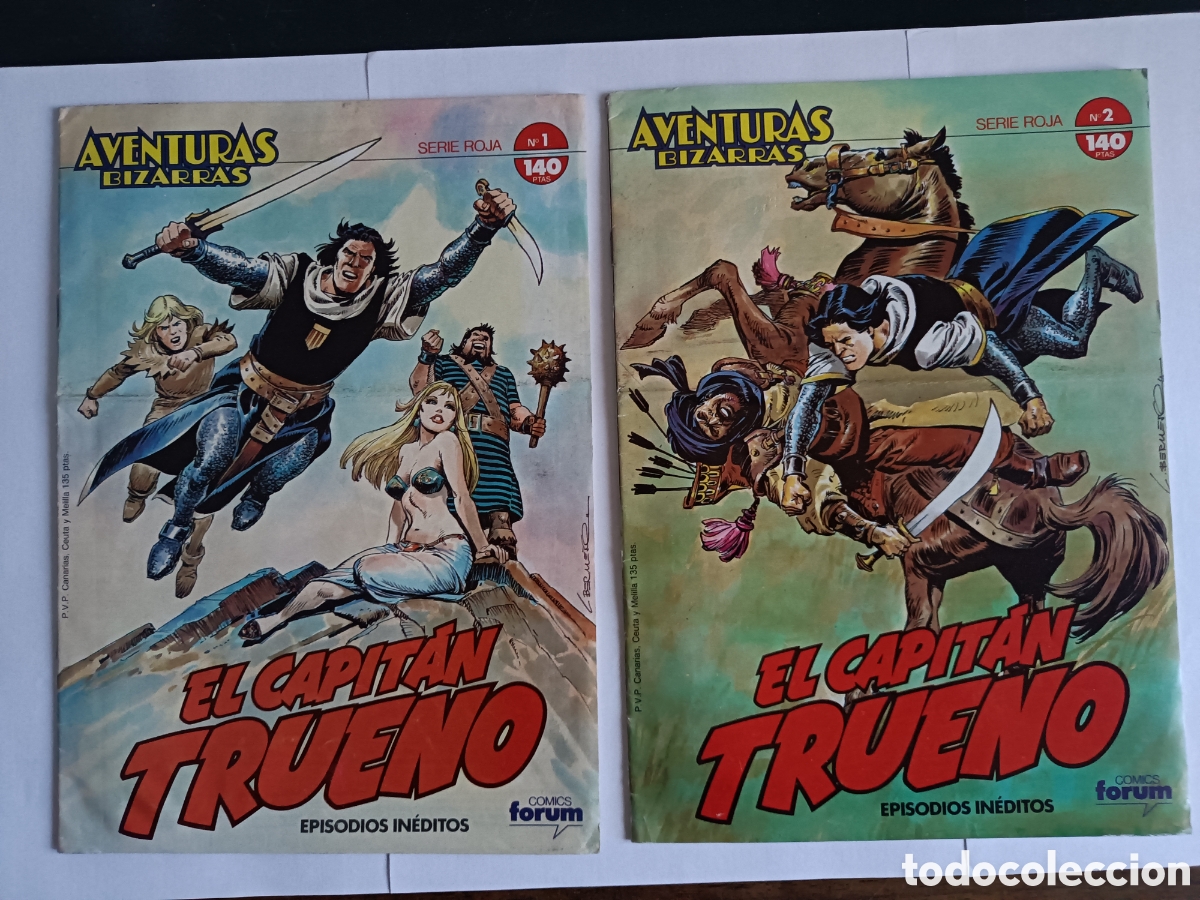 C&oacute;mics: Aventuras Bizarras, el Capit&aacute;n Trueno