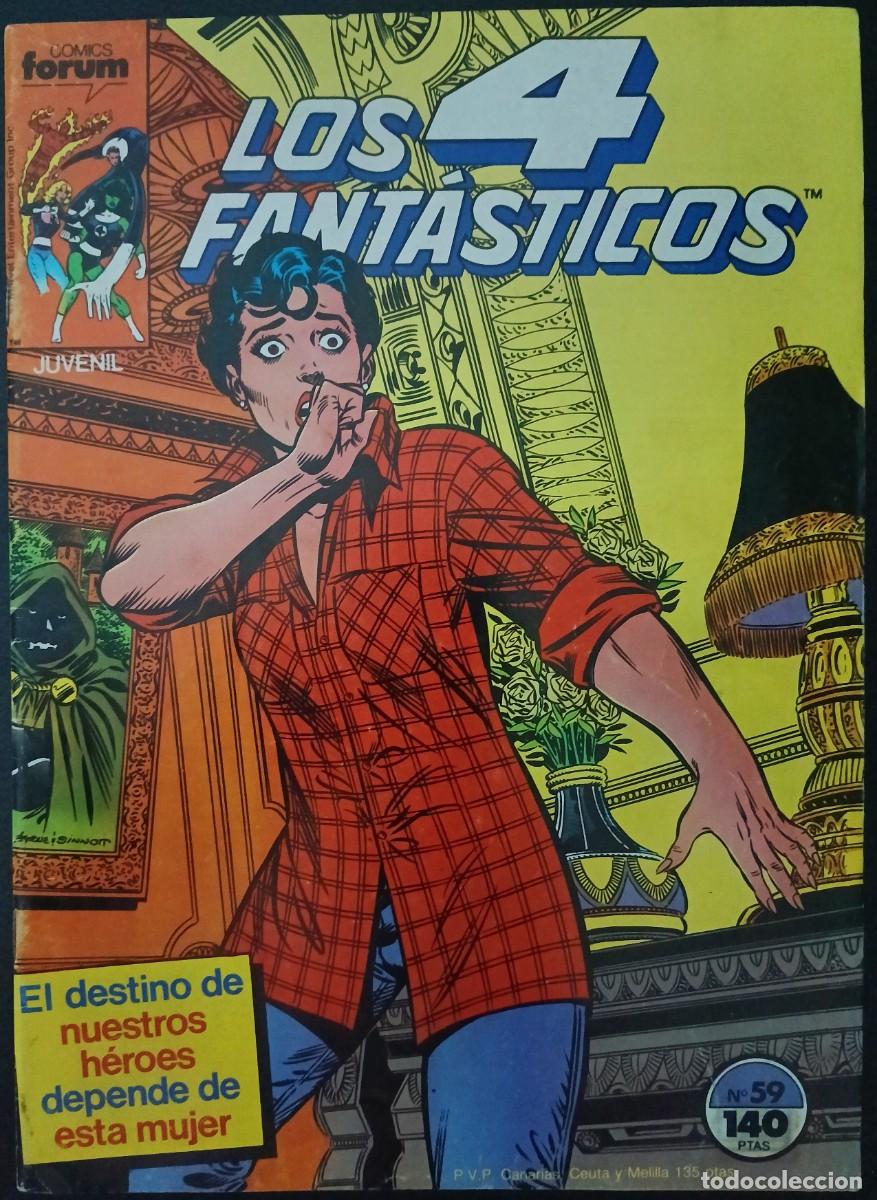C&oacute;mics: LOS 4 FANT&Aacute;STICOS-FORUM- N&ordm; 59 -COMO UN F&Eacute;NIX-J. BYRNE-1987-CASI BUENO-ESCASO-LEA-VEA-1742