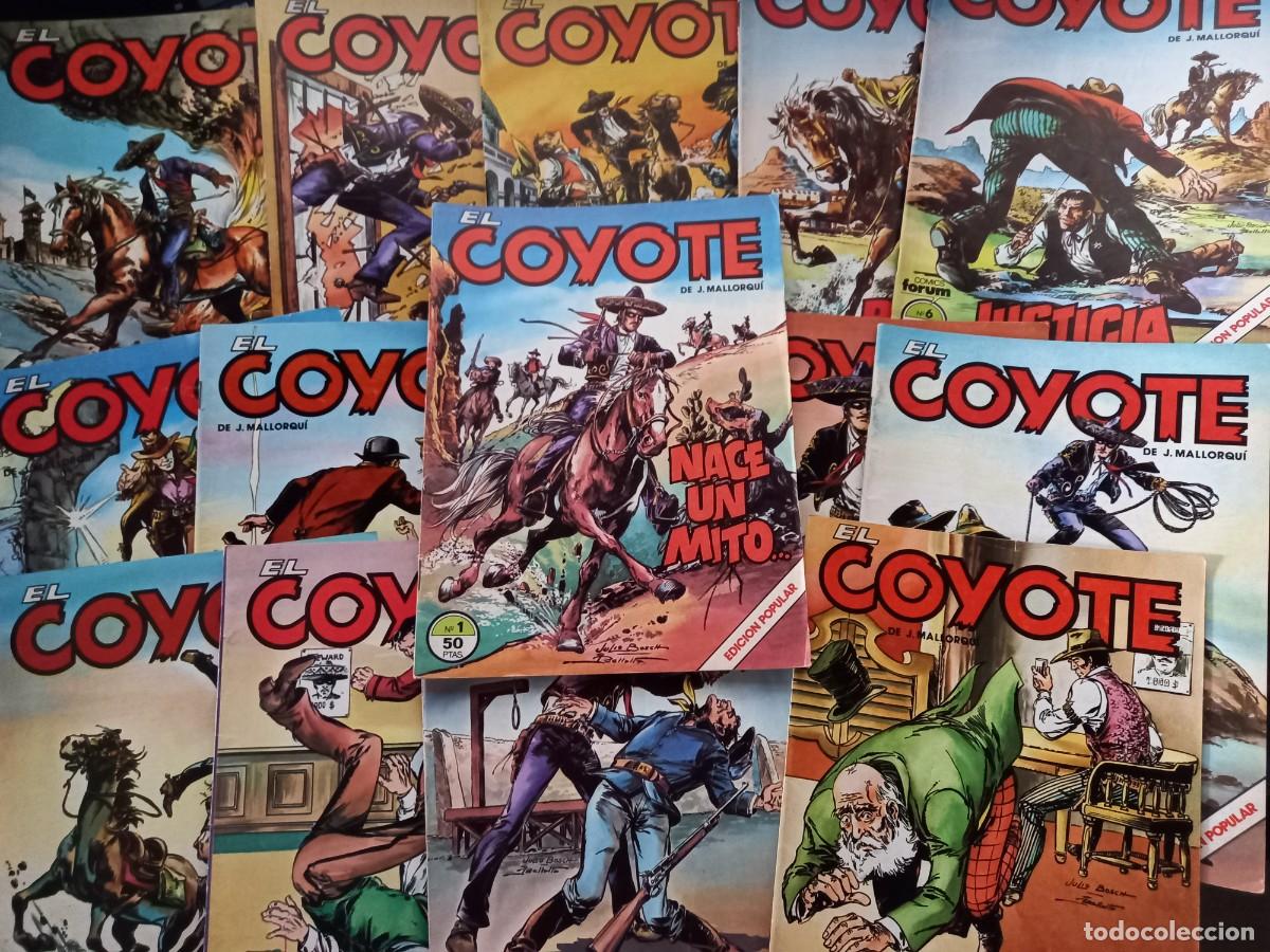 C&oacute;mics: El Coyote de J. Mallorqui N&ordm; 1, 2, 3, 4, 5, 6, 7, 8, 9, 10, 11, 12, 13, 15, 16 (a 1&euro;/unidad)