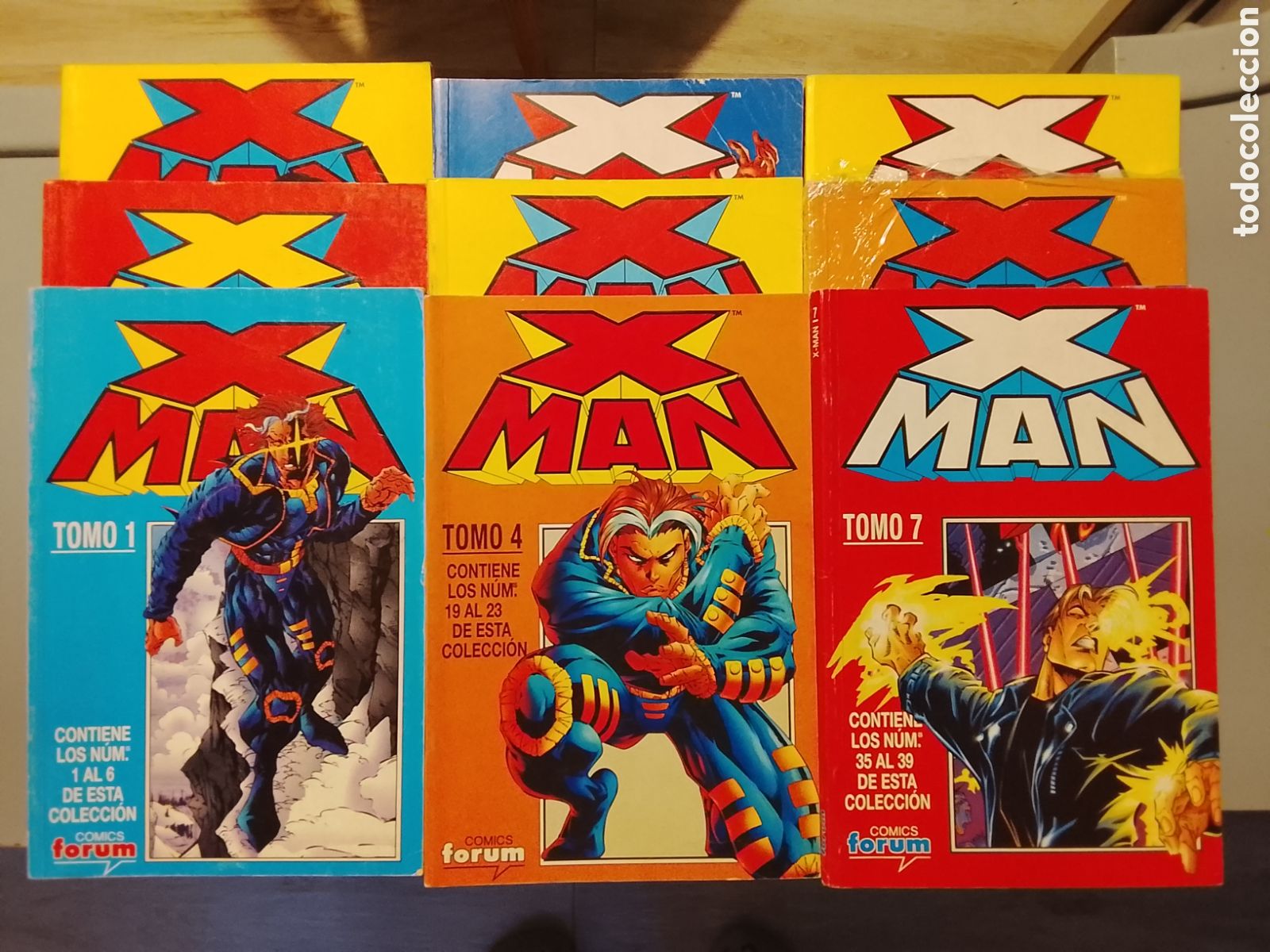 C&oacute;mics: X Man n&ordm; 1 AL 49 . 9 tomos retapados . Forum