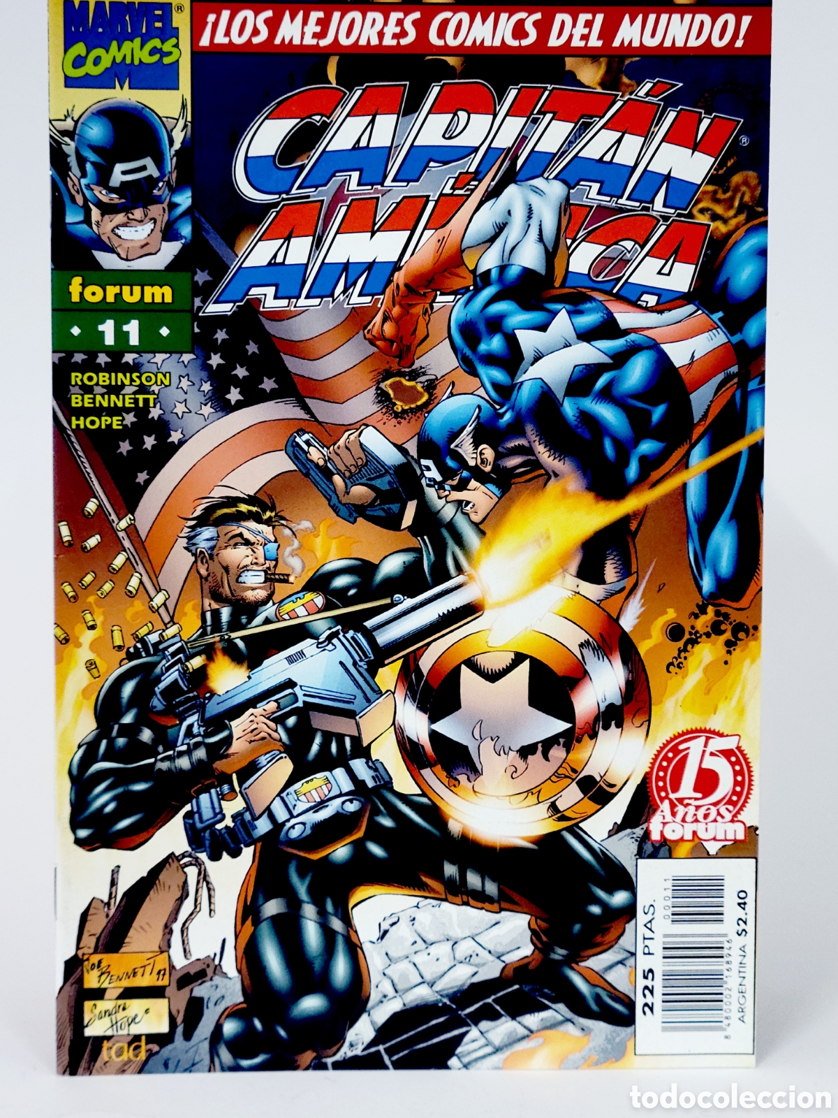 C&oacute;mics: C&Oacute;MIC CAPITAN AM&Eacute;RICA 11 FORUM MARVEL GRAPA DE KIOSCO