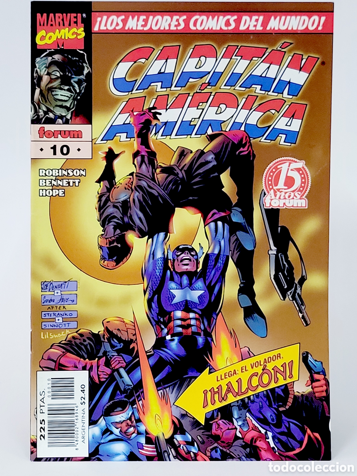 C&oacute;mics: C&Oacute;MIC CAPITAN AM&Eacute;RICA 10 FORUM MARVEL GRAPA DE KIOSCO