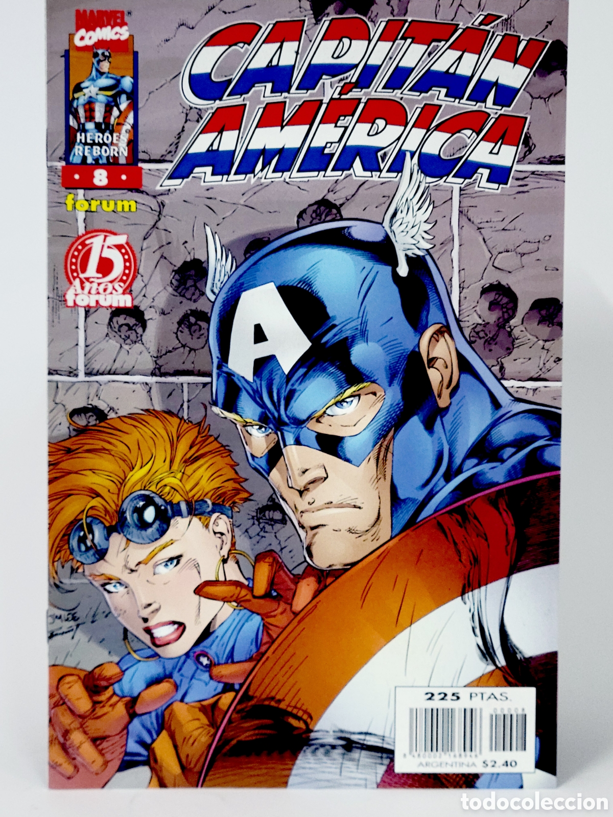 C&oacute;mics: C&Oacute;MIC CAPITAN AM&Eacute;RICA 8 H&Eacute;ROES REBORN FORUM MARVEL GRAPA DE KIOSCO