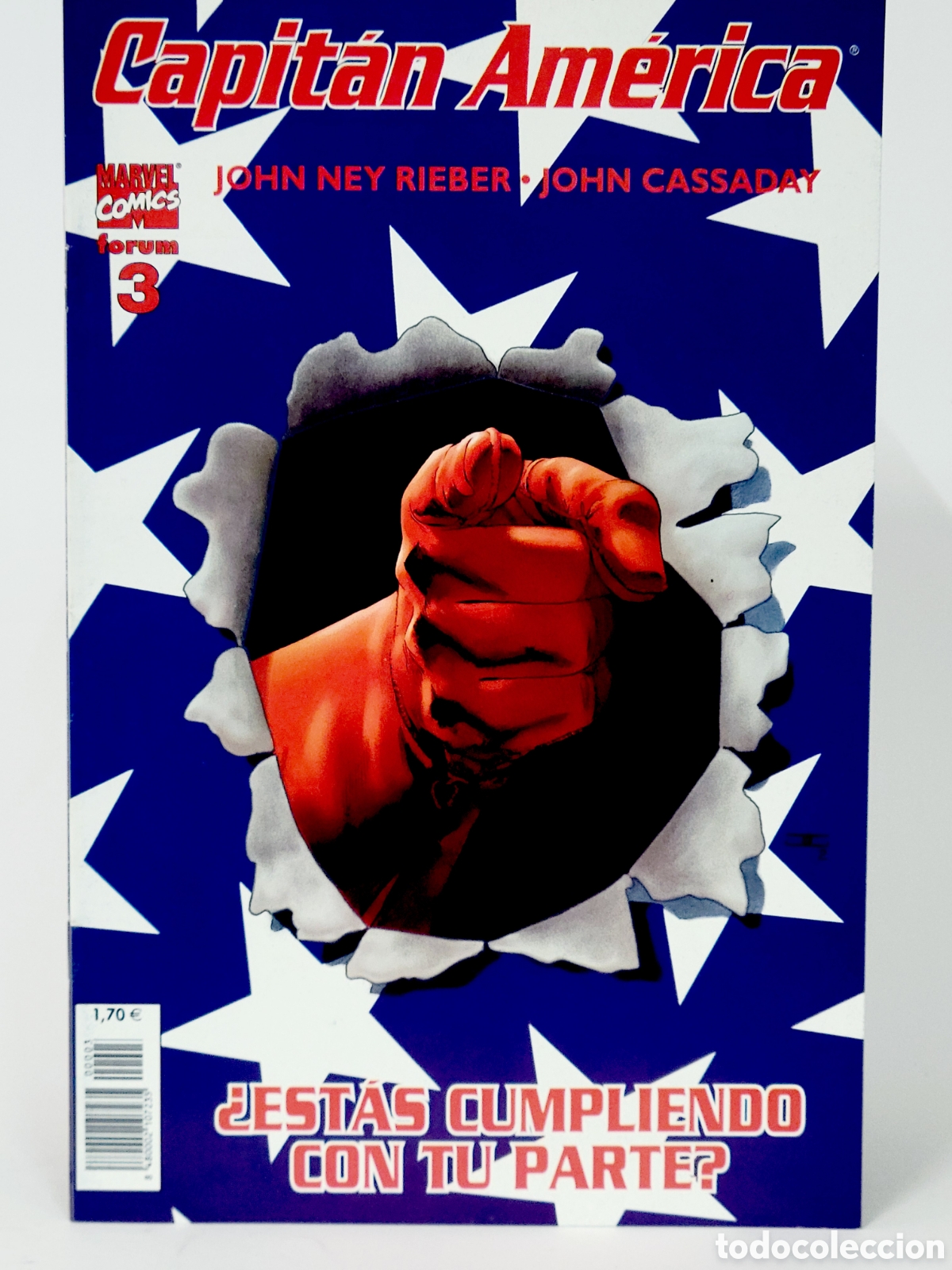 C&oacute;mics: C&Oacute;MIC CAPITAN AM&Eacute;RICA 3 VOL.5 JOHN NEY RIEBER JOHN CASSADAY VOLUMEN FORUM MARVEL GRAPA DE KIOSCO