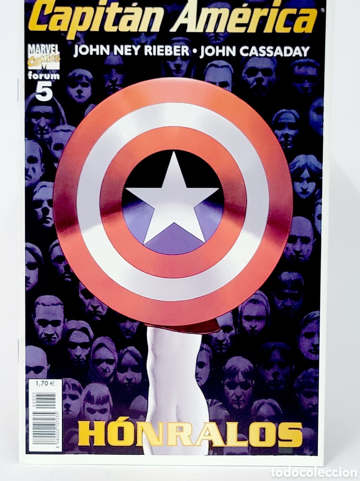 Comics: C&Oacute;MIC CAPITAN AM&Eacute;RICA 5 VOL.5 JOHN NEY RIEBER JOHN CASSADAY VOLUMEN FORUM MARVEL GRAPA DE KIOSCO