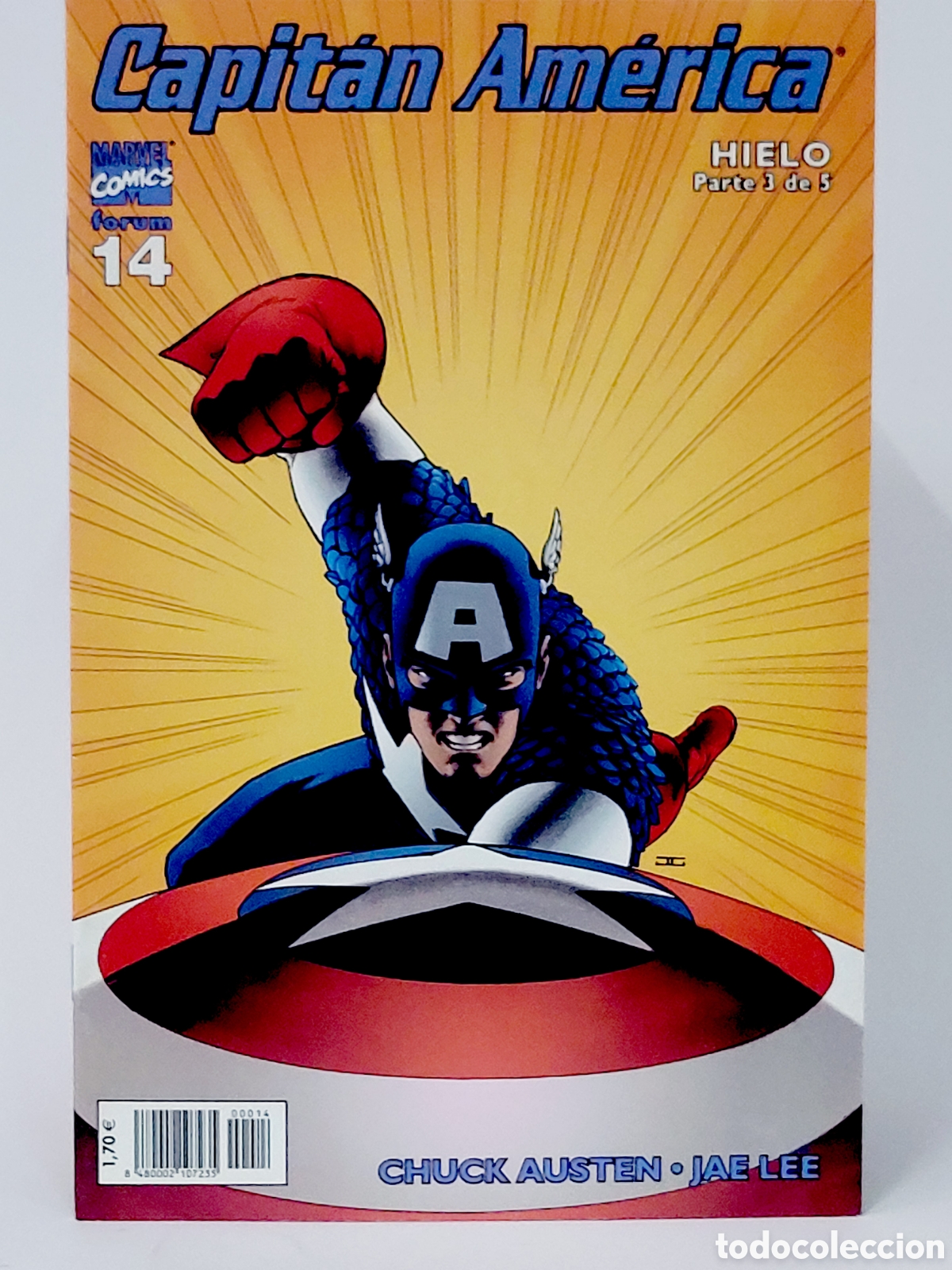 C&oacute;mics: C&Oacute;MIC CAPITAN AM&Eacute;RICA 14 VOL.5 HIELO CHUCK AUSTEN FORUM MARVEL VOLUMEN GRAPA DE KIOSCO