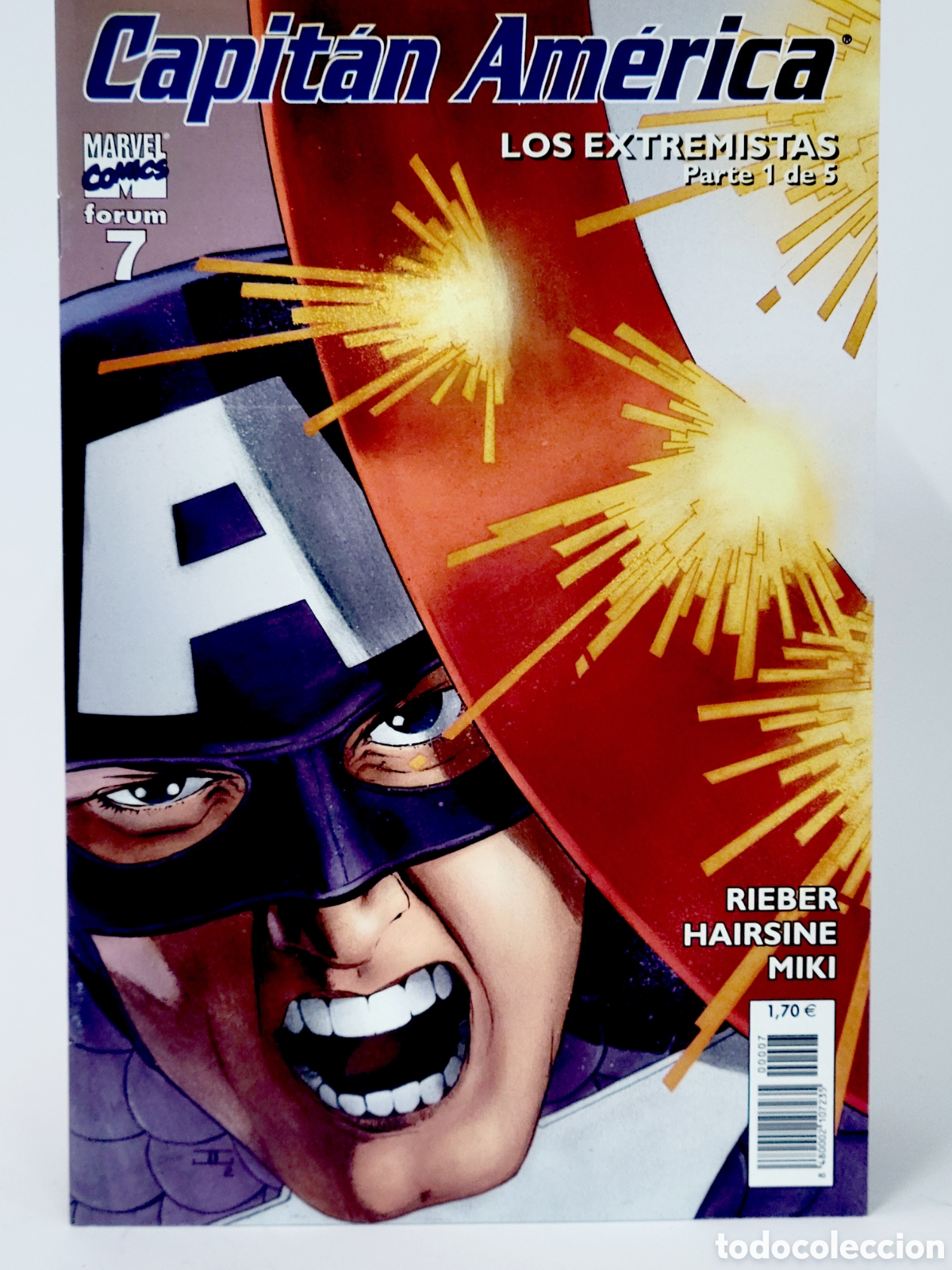 C&oacute;mics: C&Oacute;MIC CAPITAN AM&Eacute;RICA 7 VOL.5 LOS EXTREMISTAS FORUM MARVEL VOLUMEN GRAPA DE KIOSCO