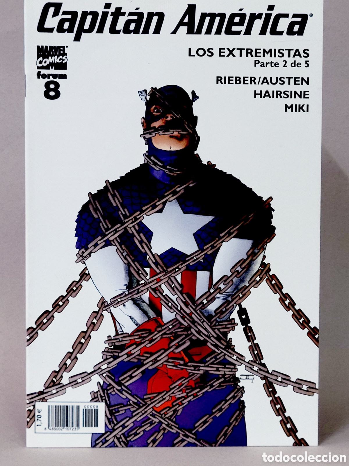 C&oacute;mics: C&Oacute;MIC CAPITAN AM&Eacute;RICA 8 VOL.5 LOS EXTREMISTAS FORUM MARVEL VOLUMEN GRAPA DE KIOSCO