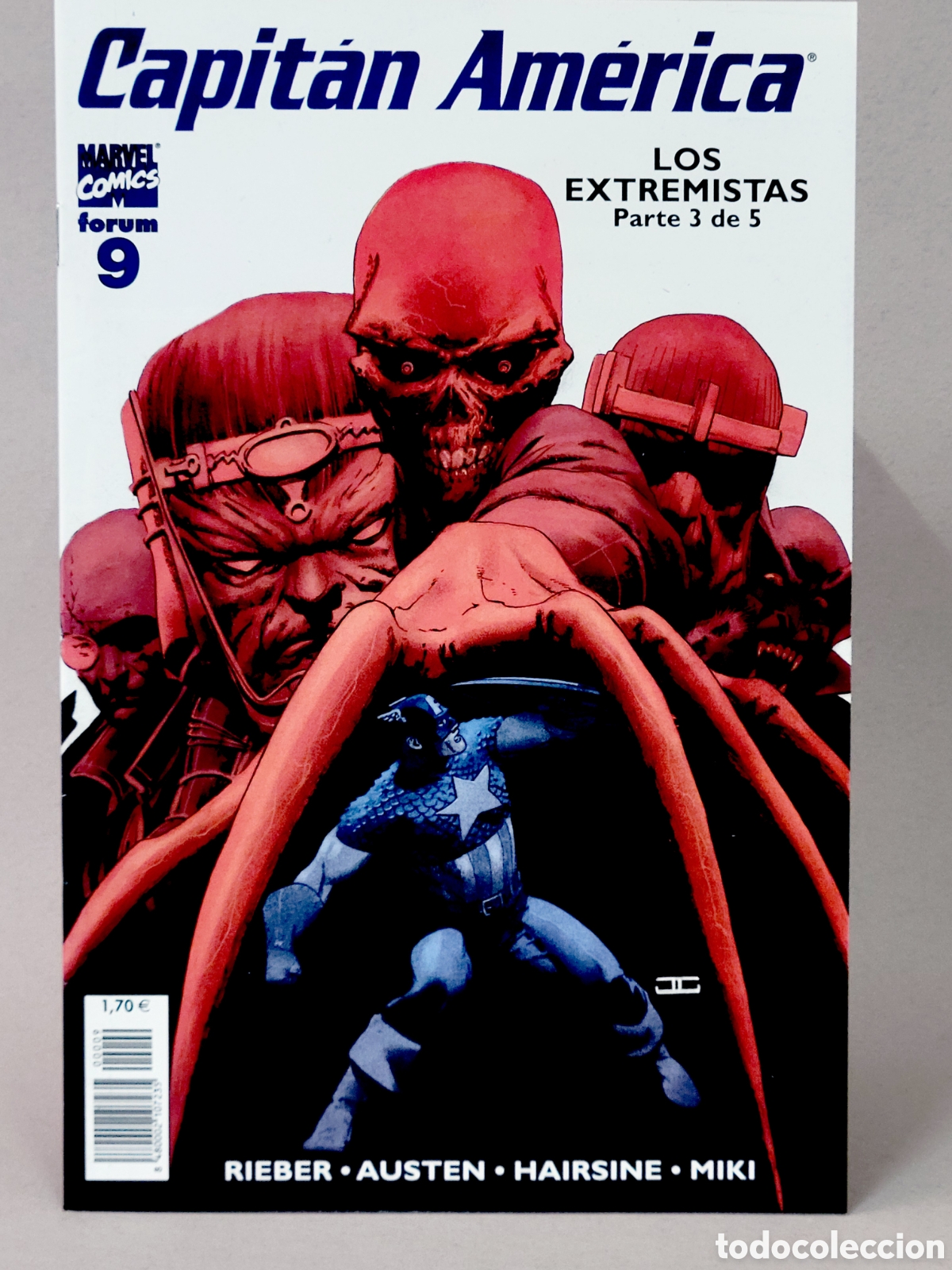 C&oacute;mics: C&Oacute;MIC CAPITAN AM&Eacute;RICA 9 VOL.5 LOS EXTREMISTAS FORUM MARVEL VOLUMEN GRAPA DE KIOSCO