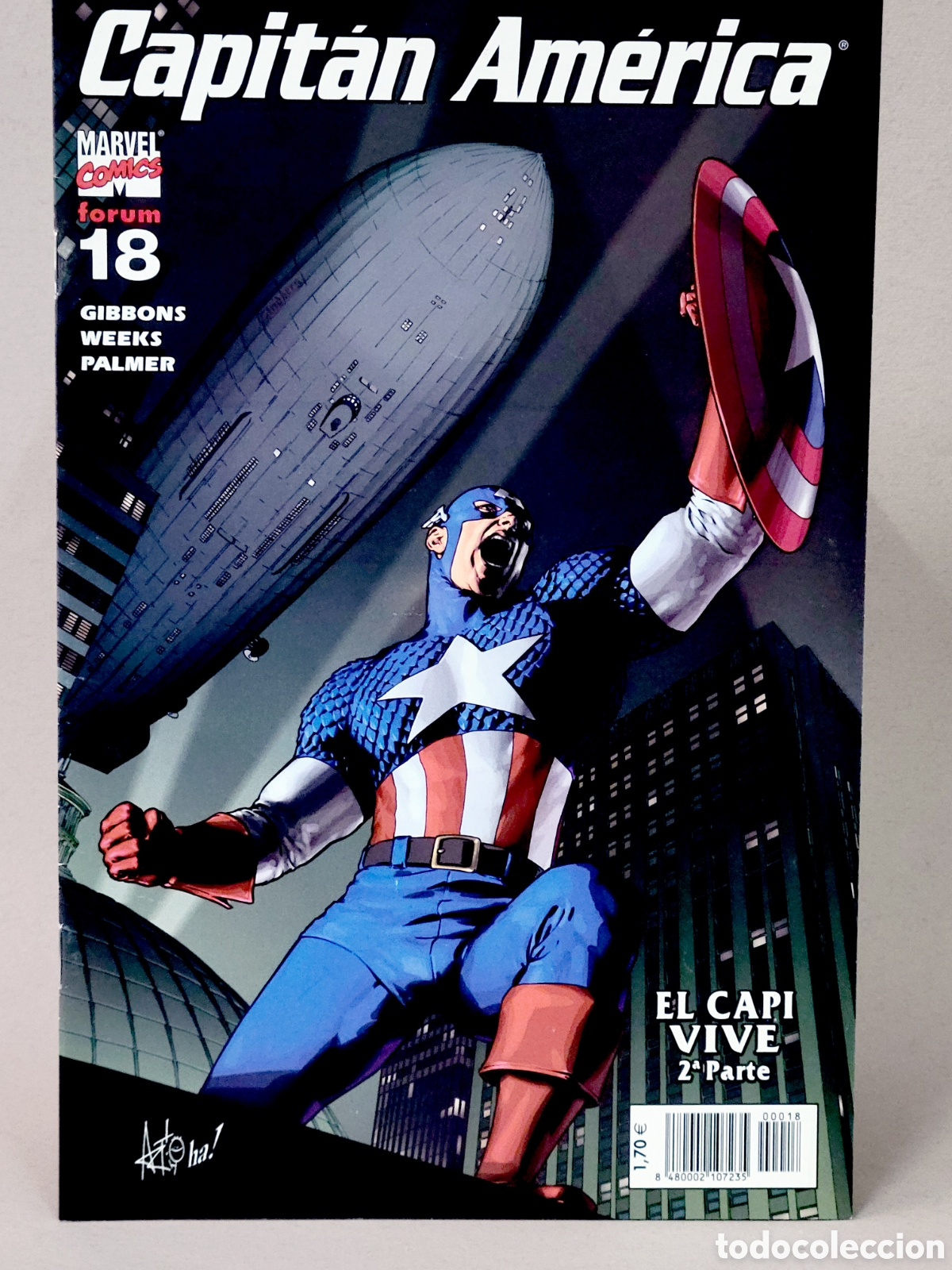 C&oacute;mics: C&Oacute;MIC CAPITAN AM&Eacute;RICA 18 VOL.5 EL CAPI VIVE FORUM MARVEL VOLUMEN GRAPA DE KIOSCO