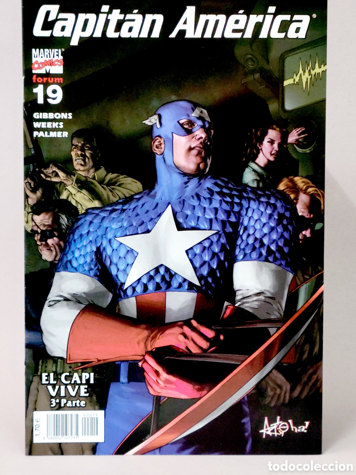 C&oacute;mics: C&Oacute;MIC CAPITAN AM&Eacute;RICA 19 VOL.5 EL CAPI VIVE FORUM MARVEL VOLUMEN GRAPA DE KIOSCO
