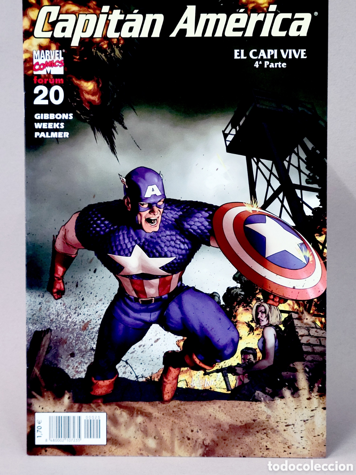 C&oacute;mics: C&Oacute;MIC CAPITAN AM&Eacute;RICA 20 VOL.5 EL CAPI VIVE FORUM MARVEL VOLUMEN GRAPA DE KIOSCO