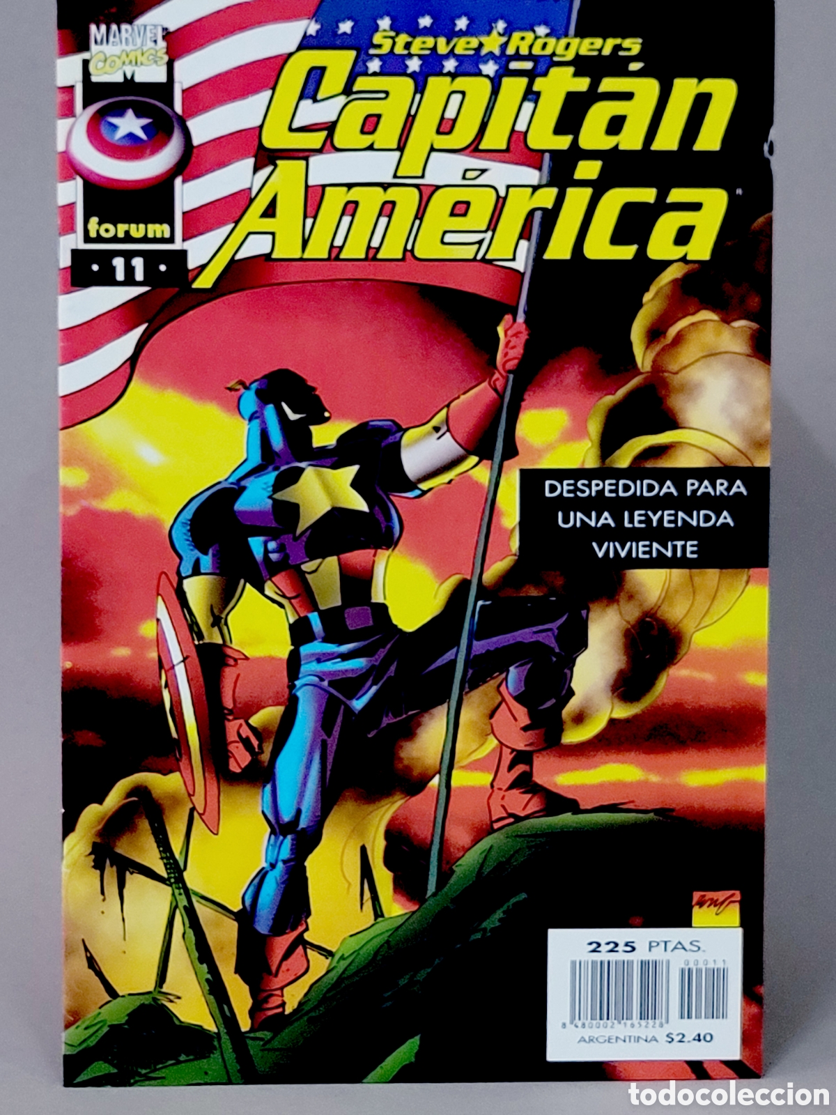 C&oacute;mics: C&Oacute;MIC CAPITAN AM&Eacute;RICA 11 VOL.3 STEVE ROGERS FORUM MARVEL VOLUMEN GRAPA DE KIOSCO
