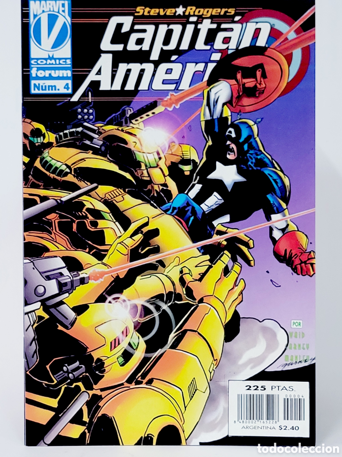 C&oacute;mics: C&Oacute;MIC CAPITAN AM&Eacute;RICA 4 VOL.3 STEVE ROGERS FORUM MARVEL VOLUMEN GRAPA DE KIOSCO