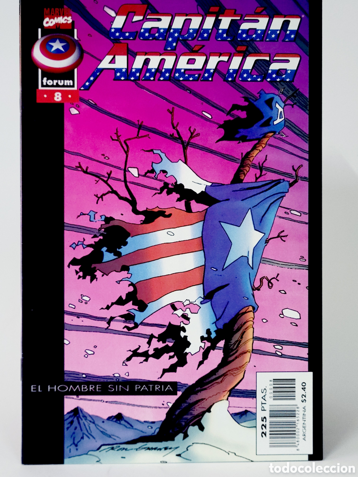 C&oacute;mics: C&Oacute;MIC CAPITAN AM&Eacute;RICA 8 VOL.3 STEVE ROGERS FORUM MARVEL VOLUMEN GRAPA DE KIOSCO