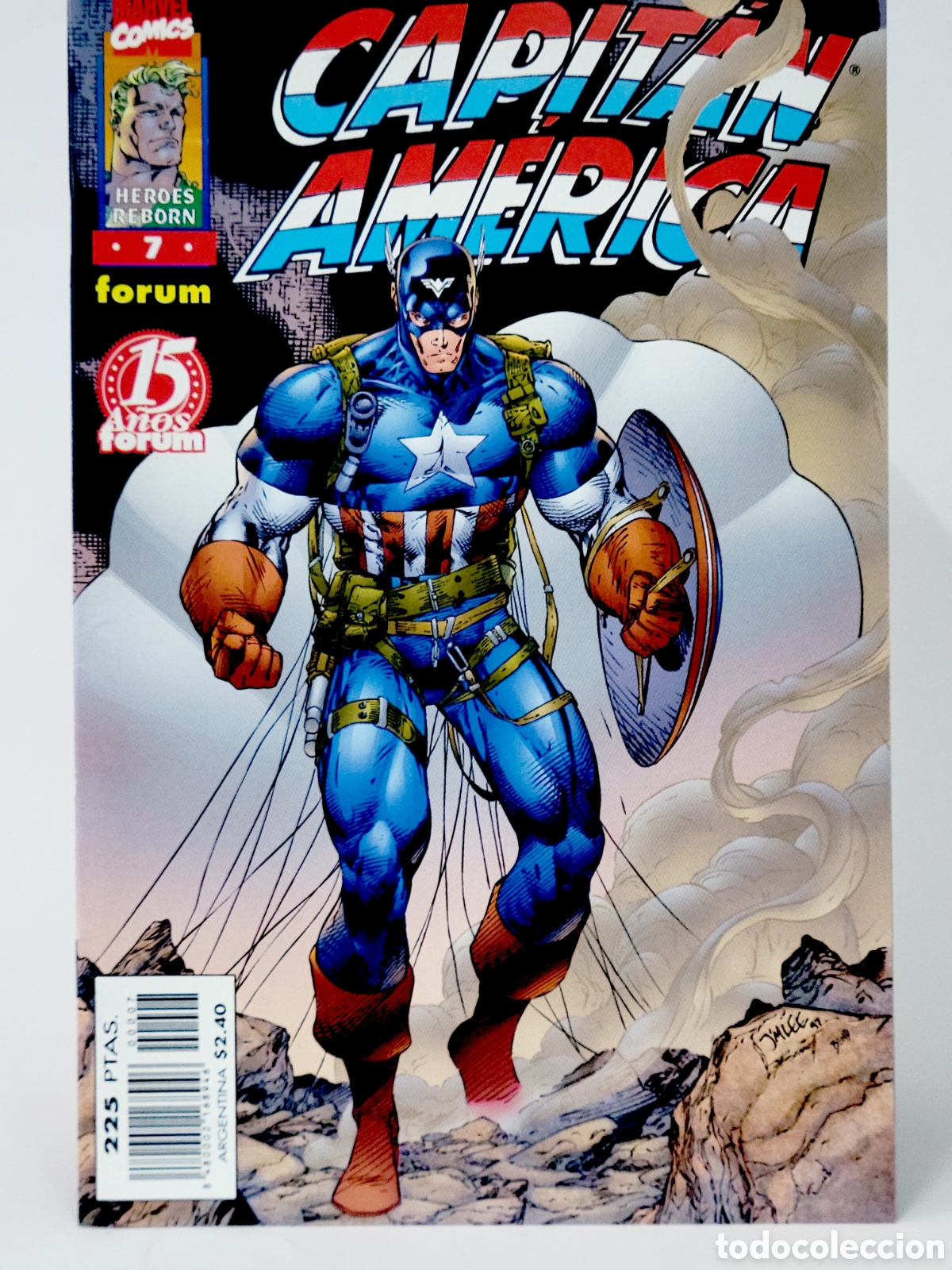 C&oacute;mics: C&Oacute;MIC CAPITAN AM&Eacute;RICA 7 H&Eacute;ROES REBORN FORUM MARVEL GRAPA DE KIOSCO
