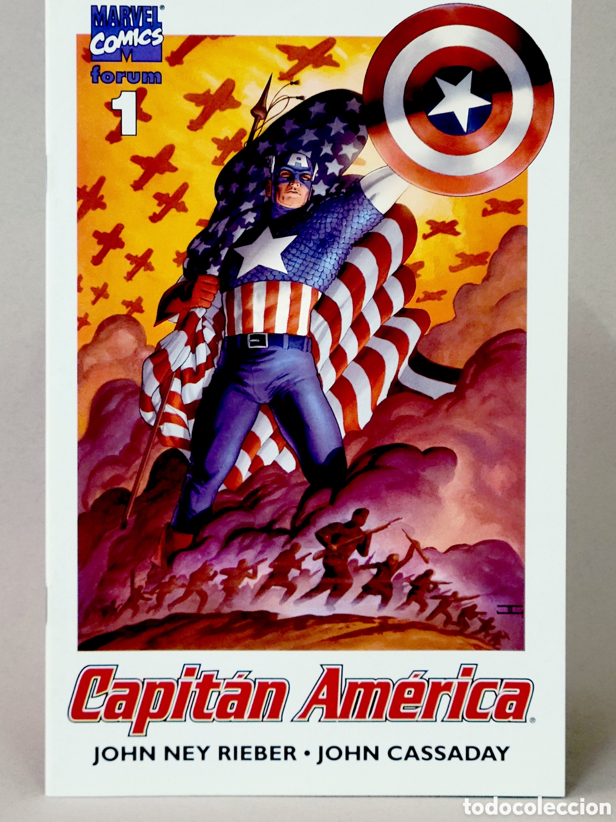 C&oacute;mics: C&Oacute;MIC CAPITAN AM&Eacute;RICA 1 VOL.3 JOHN NEY JOHN CASSADAY FORUM MARVEL VOLUMEN GRAPA DE KIOSCO
