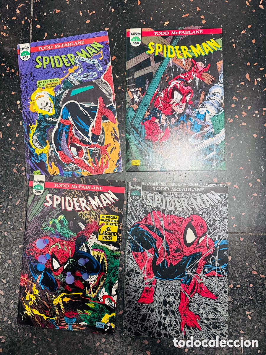 C&oacute;mics: Serie completa 12 n&uacute;meros Spiderman Todd Mcfarlane