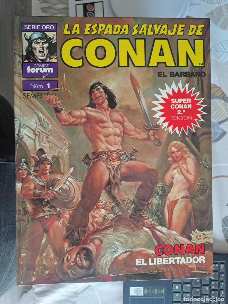 C&oacute;mics: Super Conan completa 16 tomos, F&oacute;rum en buen estado Bolsa DA