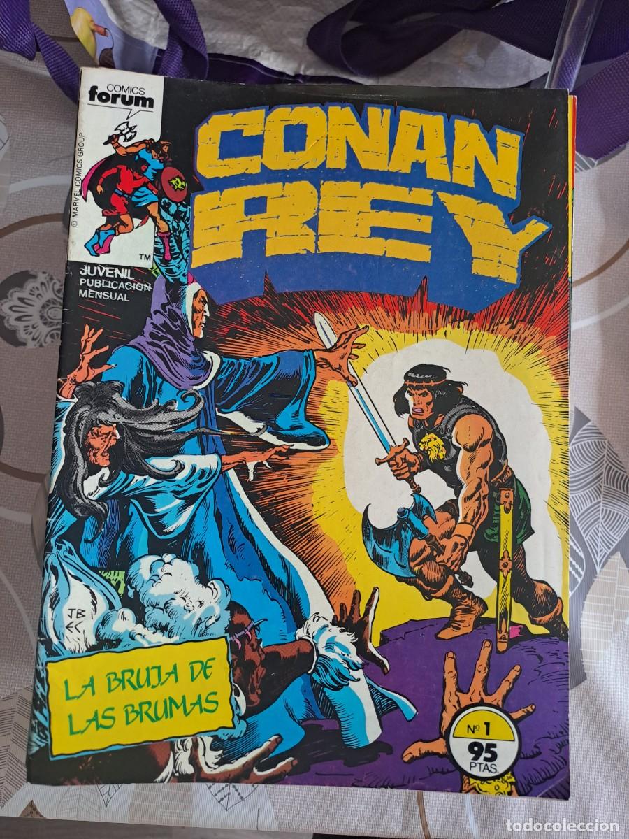 C&oacute;mics: Conan Rey completa 66 n&uacute;meros, F&oacute;rum en buen estado Bolsa DA