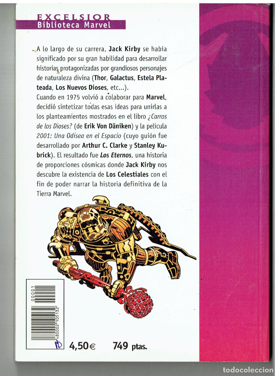 C&oacute;mics: EXCELSIOR BIBLIOTECA MARVEL. N&ordm; 1. LOS ETERNOS. FORUM (B/13 RUM) - Foto 2
