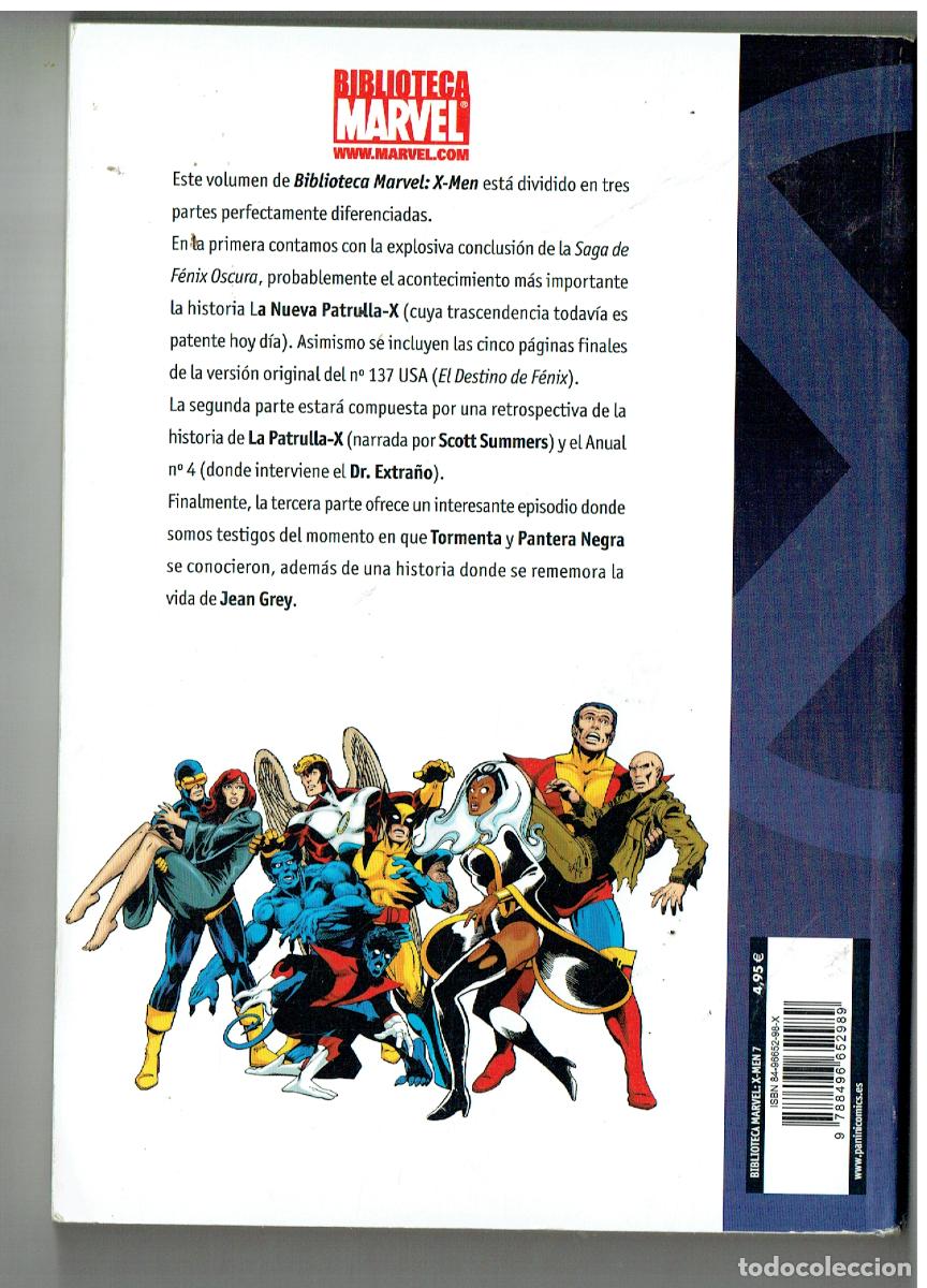C&oacute;mics: BIBLIOTECA MARVEL. N&ordm; 7. X - MEN. PANINI COMICS (B/13 RUM) - Foto 2