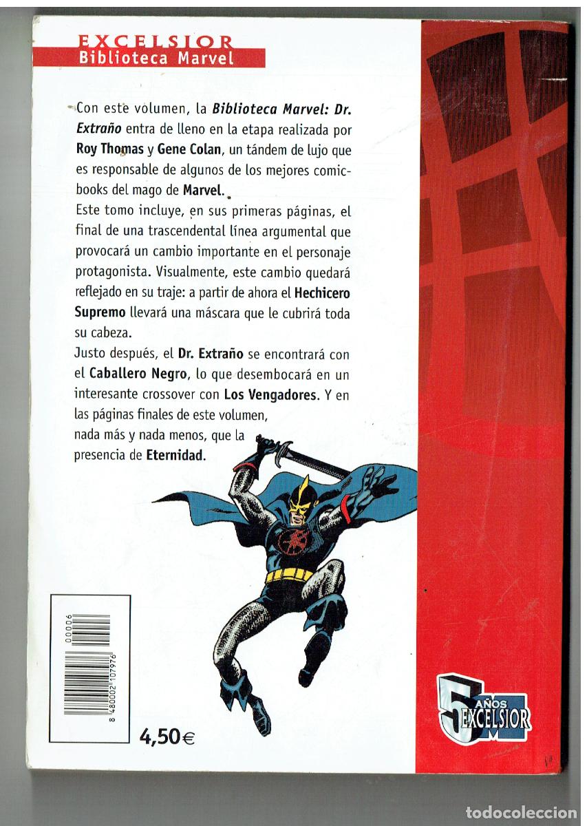 C&oacute;mics: EXCELSIOR BIBLIOTECA MARVEL. DR. EXTRA&Ntilde;O. N&ordm; 6. (B/13 RUM) - Foto 2