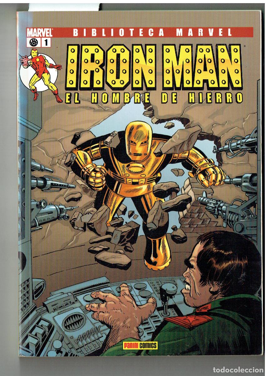 C&oacute;mics: BIBLIOTECA MARVEL. IRON MAN. EL HOMBRE DE HIERRO. N&ordm; 1. PANINI - COMICS.(B/13 RUM)