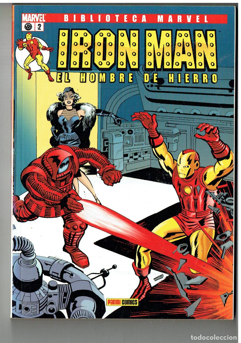 C&oacute;mics: BIBLIOTECA MARVEL. IRON MAN. EL HOMBRE DE HIERRO. N&ordm; 2. PANINI - COMICS.(B/13 RUM)
