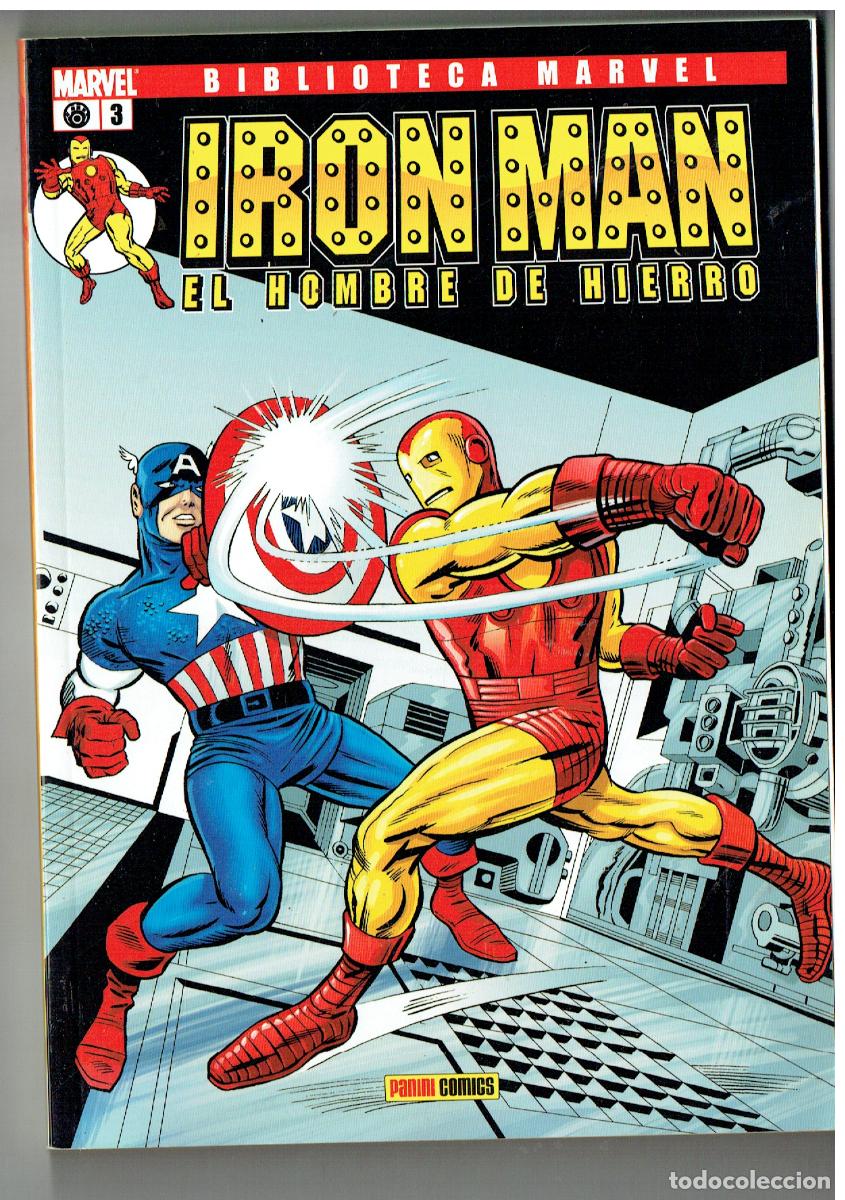 C&oacute;mics: BIBLIOTECA MARVEL. IRON MAN. EL HOMBRE DE HIERRO. N&ordm; 3. PANINI - COMICS.(B/13 RUM)