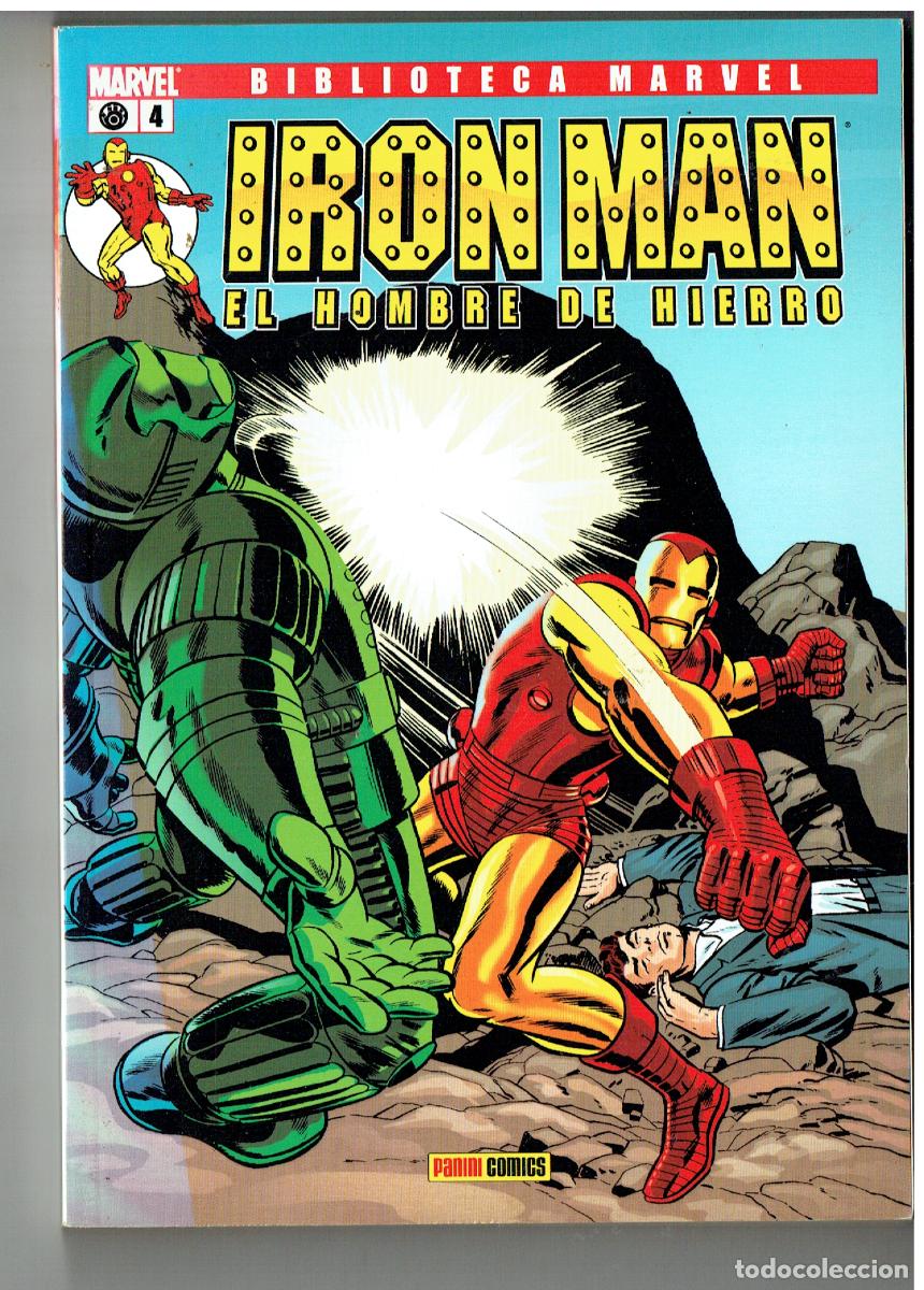 C&oacute;mics: BIBLIOTECA MARVEL. IRON MAN. EL HOMBRE DE HIERRO. N&ordm; 4. PANINI - COMICS.(B/13 RUM)