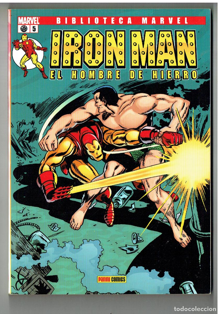 C&oacute;mics: BIBLIOTECA MARVEL. IRON MAN. EL HOMBRE DE HIERRO. N&ordm; 5. PANINI - COMICS.(B/13 RUM)