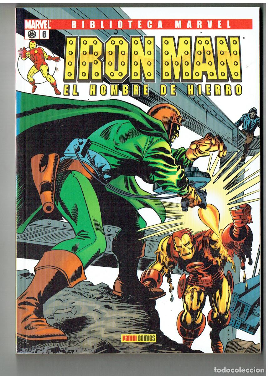 C&oacute;mics: BIBLIOTECA MARVEL. IRON MAN. EL HOMBRE DE HIERRO. N&ordm; 6. PANINI - COMICS.(B/13 RUM)